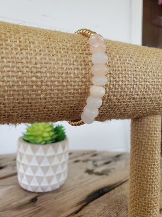 Blush Half Stone Bracelet