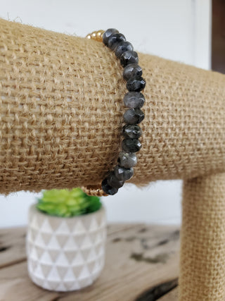 Dark Half Stone Bracelet