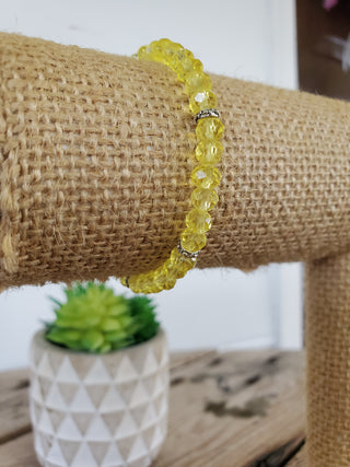 Clear Sunshine Crystal Bracelet