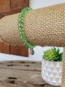 Lime Crystal Bracelet