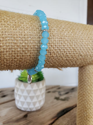 Sky Blue Crystal Bracelet