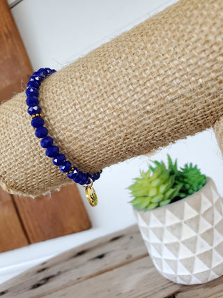 Navy Crystal Bracelet