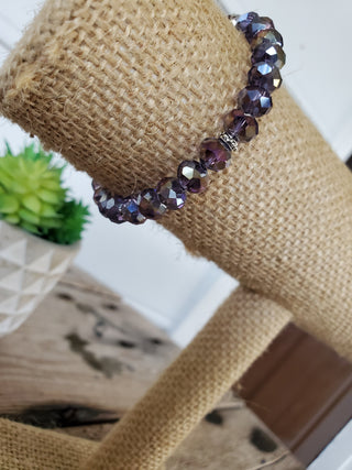 Plum Crystal Bracelet