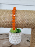 Orange Crystal Bracelet