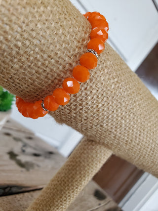 Orange Crystal Bracelet