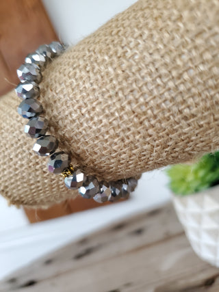 Platinum Crystal Bracelet