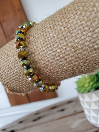 Metalic Sunset Crystal Bracelet