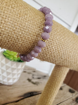 Purple Crystal Bracelet