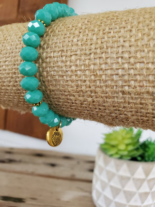 Aqua Crystal Bracelet