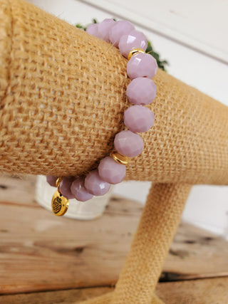 Lilac Crystal Bracelet