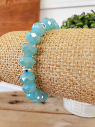 Seafoam Crystal Bracelet