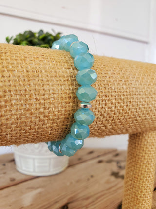 Seafoam Crystal Bracelet