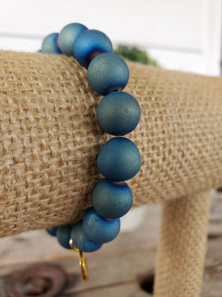 Blu Druzy Bracelet