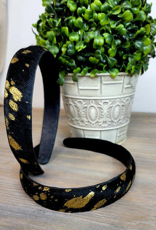 Golden Girl Black Headband