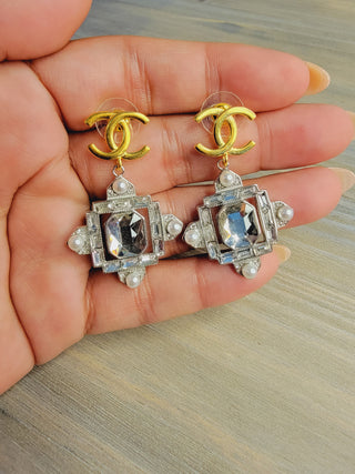 Luxe Fancy CC Earrings