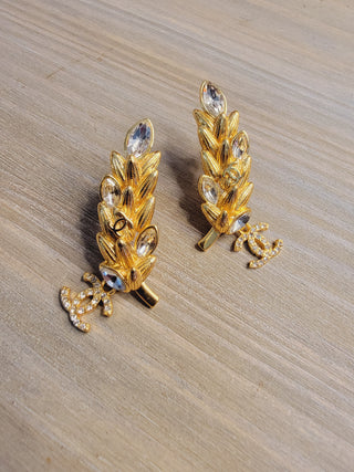 Luxe Leaf Cc Earrings