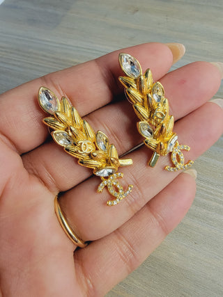 Luxe Leaf Cc Earrings