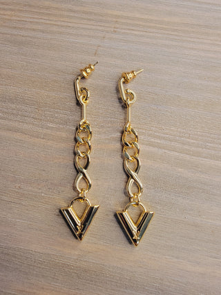 Luxe V Earrings