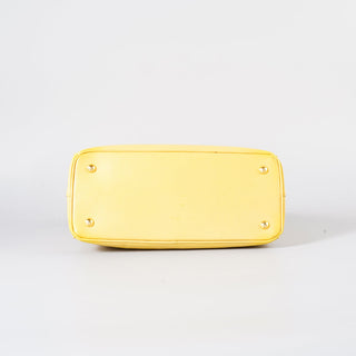 Prada Yellow Saffiano Handbag