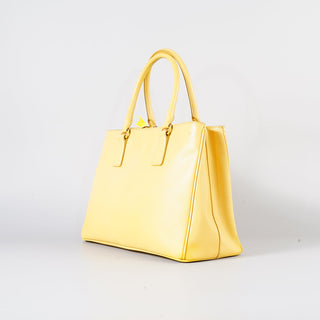 Prada Yellow Saffiano Handbag